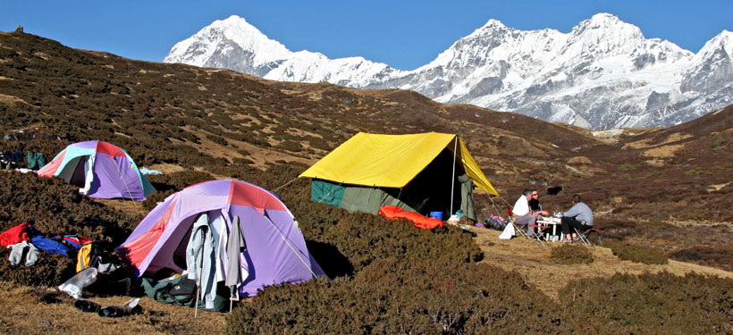 Camp at Dzongri