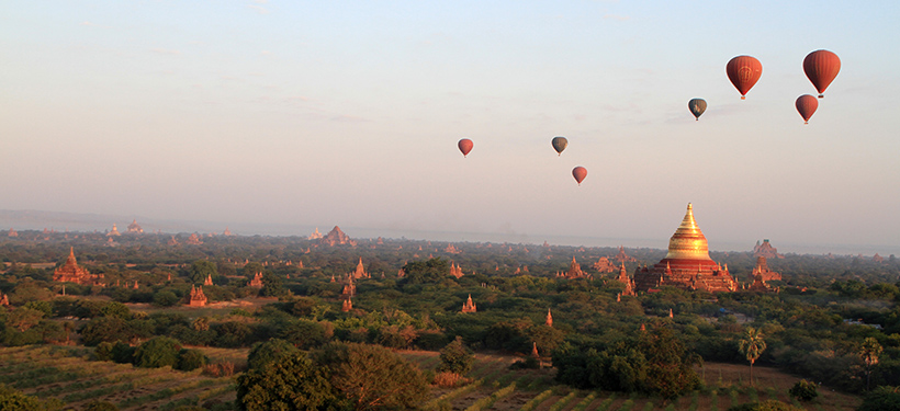 Hot Air Ballon Flight over Bagan